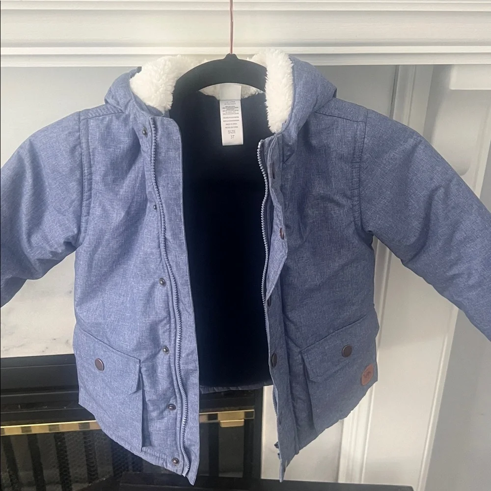 Little Me 3T blue jacket